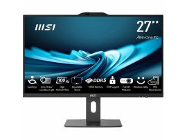 Računalnik All-in-One MSI PRO AP272P 14M Core i5 / 16 GB RAM / 512 GB SSD / 27" FHD / Windows 11 Pro (črn) 68,5 cm / 1920x1080 / Core / 16GB / 512GB SSD / Intel Graphics / Win 11 Pro