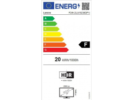 Zaslon LENOVO ThinkVision P24h-2L 23,8" / QHD / IPS / 60Hz / 4ms (črn) - nastavljiv po višini - PD 75W