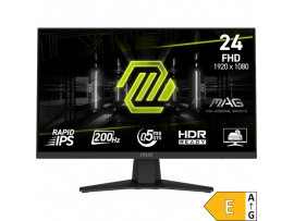 Zaslon MSI MAG 244F / 23.8" / FHD / IPS / 200Hz / 0.5ms (GtG) / črn