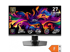 Zaslon MSI MPG 272URX QD-OLED 27" / 4K UHD / 240Hz / 0,03ms (GTG) / črn – nastavljiv po višini - PD 98W