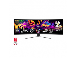 Zaslon MSI MPG 491CQPX QD-OLED 49" / DQHD / 240Hz / 0,03 ms (GTG) (črn) - nastavljiv po višini