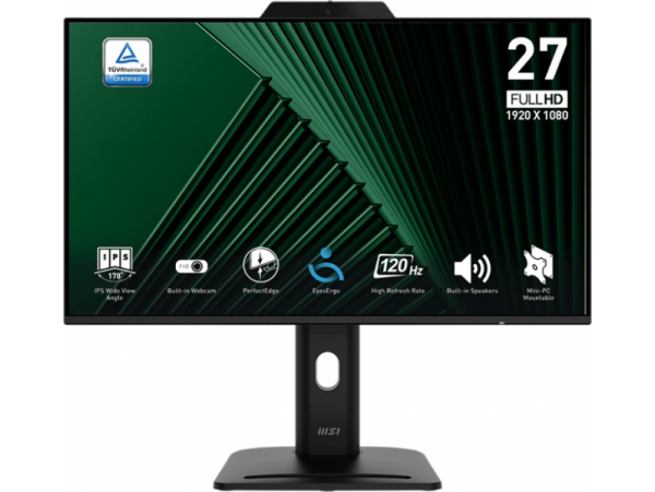 Zaslon MSI PRO MP272PMG / 27" / FHD / IPS / 120Hz / 1ms (MPRT) / črn - nastavljiv po višini