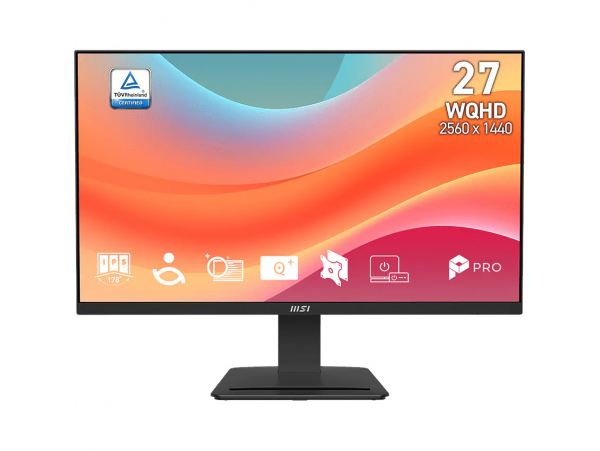 Zaslon MSI PRO MP273Q E7 / 68,6 cm (27") / 2560 x 1440 (WQHD) / IPS / 75Hz / 4 ms (GTG) / 250 nits / 1000:1