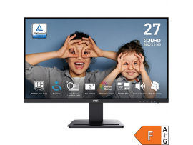 Zaslon MSI PRO MP273U / 27" / UHD / IPS / 60Hz / 4ms (GtG) / črn