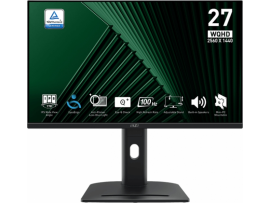 Zaslon MSI PRO MP275QPG / 27" / WQHD / IPS / 100Hz / 1ms (MPRT) / črn - nastavljiv po višini