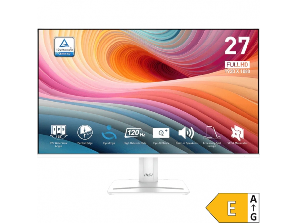 Zaslon MSI PRO MP275W E2 27" / FHD / 120Hz / 1ms (MPRT) (bel)