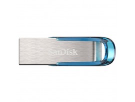 Spominski ključek 32GB USB 3.0 Sandisk Ultra Flair 150MB/s - kovinski/brez pokrovčka/srebrn (SDCZ73-032G-G46B)