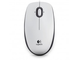 Miš Logitech USB optična B100 bela For Business OEM pakiranje (910-003360)