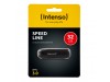 Spominski ključek 32GB USB 3.0 Intenso Speed Line 70MB/s - plastičen/s pokrovčkom/črn (3533480)