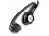 Slušalke žične Logitech naglavne z mikrofonom USB H390 črne (981-000406)