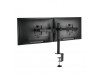 Nosilec za LCD monitor dvojni 33 - 82 cm (13"-32") do 8kg na roko - pritrditev na rob mize LogiLink (BP0098)