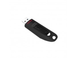 Spominski ključek 64GB USB 3.0 Sandisk Ultra 130MB/s - plastičen/drsni/rdeč (SDCZ48-064G-U46R)