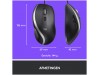 Miš Logitech USB M500s optična črna High Precision Optical Tracking 4000DPI (910-005784)
