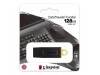Spominski ključek 128GB USB 3.2 Kingston DataTraveler Exodia 200MB/s plastičen s pokrovčkom črno-rumen (DTX/128GB)