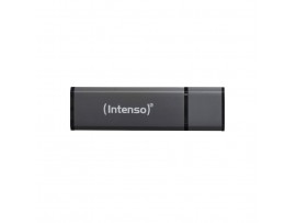 Spominski ključek 16GB USB 2.0 Intenso Alu Line 28MB/s 6,5MB/s aluminij s pokrovčkom črn (3521471)