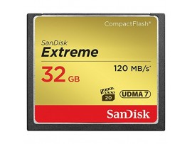 Spominska kartica Compact Flash 32GB Sandisk Etreme 120MB/s/85MB/s (SDCFXSB-032G-G46)