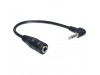 Kabel Audio 3,5mm Ž => 2,5mm M kotni 14cm Delock