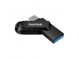 Spominski ključek 64GB USB-C USB3.2 Sandisk Dual Drive Go 150MB/s plastičen vrtljiv črn (SDDDC3-064G-G46)