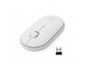 Miš Logitech brezžična + Bluetooth optična M350 bela Pebble (910-005716)