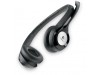 Slušalke žične Logitech naglavne z mikrofonom USB H390 črne (981-000406)