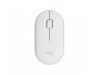 Miš Logitech brezžična + Bluetooth optična M350 bela Pebble (910-005716)