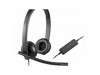 Slušalke Logitech USB H570e stereo z mikrofonom (981-000575)