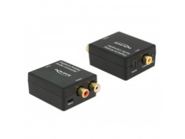 Pretvornik AVDIO SPDIF/Digitalni Koax - Analog 2xRCA Ž HD stereo Delock