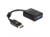 Adapter DisplayPort 1.2 (m) => VGA (ž) 15cm Digitus