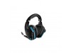 Slušalke brezžične Logitech naglavne BT/1x3,5mm G935 črna LightSync Gaming (981-000744)