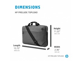 Torba za notesnik 39,6 cm (15,6″) HP siva (1E7D7AA)
