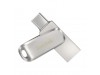 Spominski ključek 32GB USB 3.2/USB-C Sandisk Ultra Dual Luxe 150MB/s kovinski vrtljiv srebrn (SDDDC4-032G-G46)