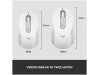 Miš brezžična + Bluetooth Logitech M650 2000DPI Signature bela (910-006255)