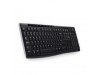Tipkovnica brezžična Logitech K270 US international | SLO gravura črna (920-003738)