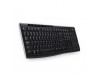 Tipkovnica brezžična Logitech K270 US international | SLO gravura črna (920-003738)