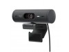 Spletna kamera Logitech BRIO 500 4MP FHD 30FPS 90° USB-C grafitna Autofokus 4xdigitalni zoom dvojni mikrofon pokrov za lečo (960-001422)