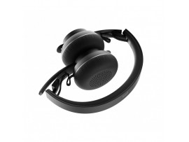 Slušalke brezžične Logitech naglavne z 2x mikrofonom Bluetooth + USB-C Zone Plus črna Bluetooth (981-000919)