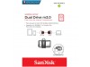 Spominski ključek 32GB USB-micro/A Sandisk Ultra Dual 150MB/s plastičen drsni micro črn OnTheGo združljiv (SDDD3-032G-G46)