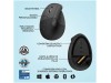 Miš brezžična + Bluetooth Logitech Lift Vertical za levičarje 4000DPI ergonomična grafitna (910-006474)