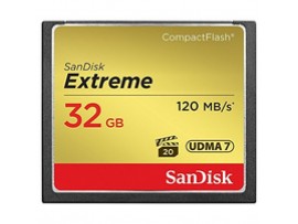 Spominska kartica Compact Flash 32GB Sandisk Etreme 120MB/s/85MB/s (SDCFXSB-032G-G46)