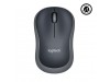 Miš Logitech brezžična M185 za notesnike siva nano (910-002235)