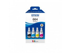 ČRNILO EPSON T 664 4x KOMPLET STEKLENIČKA 70 ML L100,L200,L210,L300... (C13T66464A)