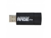 Spominski ključek 64GB USB 3.2 Patriot Supersonic Rage Lite 120MB/s - plastičen/izvlečni/črno-moder (PEF64GRLB32U)