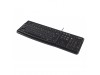 Tipkovnica Logitech K120 USB črna US OEM (920-002479)