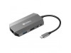 Priklopna postaja USB-C => Sandberg Travel Dock HDMI 2xUSB3.0 USB-C 100W 1x3,5mm Čitalec kartic (136-33)
