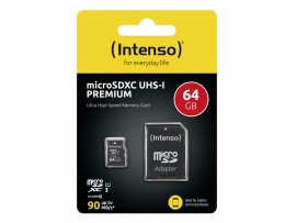 Spominska kartica microSDXC 64GB Intenso 45MB/s/10MB/s U1 UHS-I (3423490)