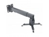 Nosilec stenski za projektor MANHATTAN, 20kg, 43-65 cm, naklon ±15 - črn
