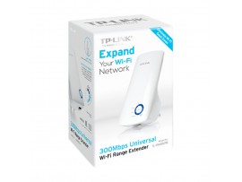 Razširitev brezžičnega omrežja TP-Link WiFi4 802.11n N300 300Mbit/s 1xRJ45 2x notranja antena (TL-WA850RE)