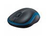 Miš brezžična za notesnike Logitech M185 nano modra (910-002239)