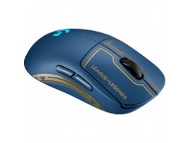 Miš Logitech brezžična optična gaming G PRO LOL Wave 2 modra (za levičarje in desničarje) LightSpeed senzor (910-006451)