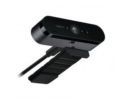 Spletna kamera Logitech BRIO 4K 4MP 4K UHD 60FPS USB črna Autofokus 5xZoom mikrofon z redukcijo šuma Windows Hello (960-001106)